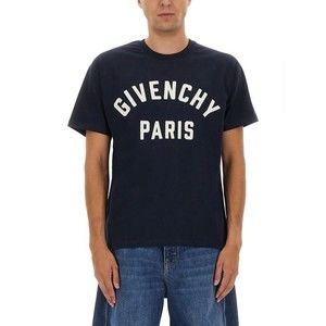 Givenchy Relaxed Fit Black Cotton T-Shirt With Bold Logo Print - NWT
